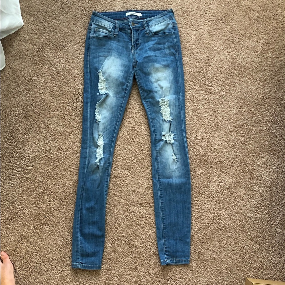 CELLO BLUE SKINNY JEANS SIZE 1